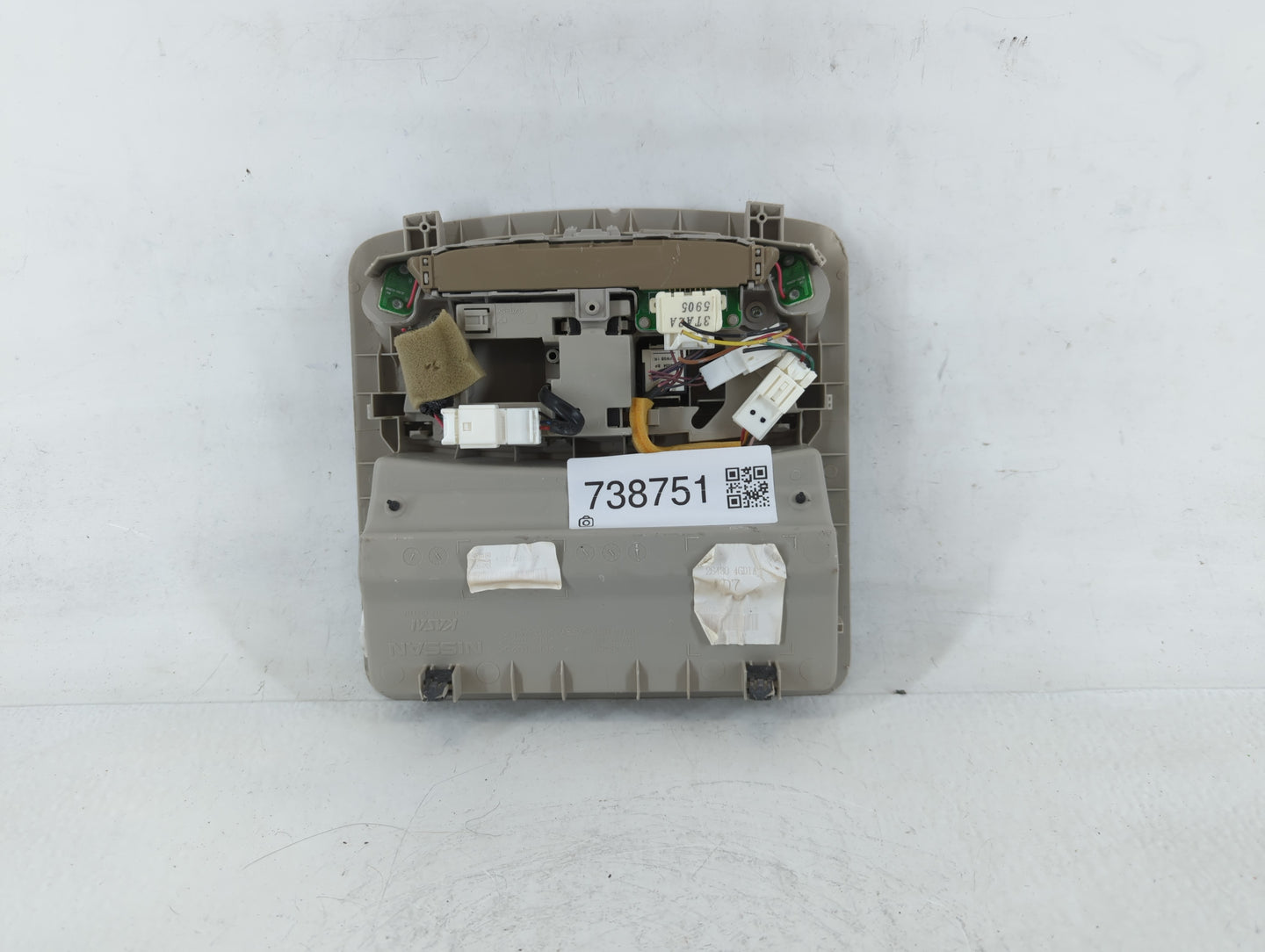 2014-2017 Nissan Sentra Overhead Roof Console - Oemusedautoparts1.com