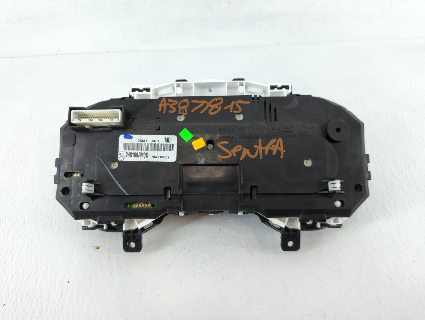 2014-2015 Nissan Sentra Instrument Cluster Speedometer Gauges P/N:248109AM0D CKMX-AGS Fits Fits 2014 2015 OEM Used Auto Part