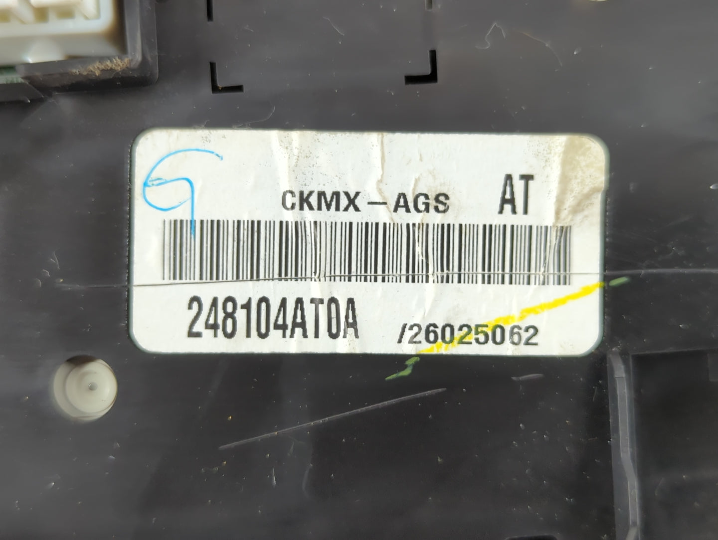 2014-2015 Nissan Sentra Instrument Cluster Speedometer Gauges P/N:248104AT0A CKMX-AGS Fits Fits 2014 2015 OEM Used Auto Part