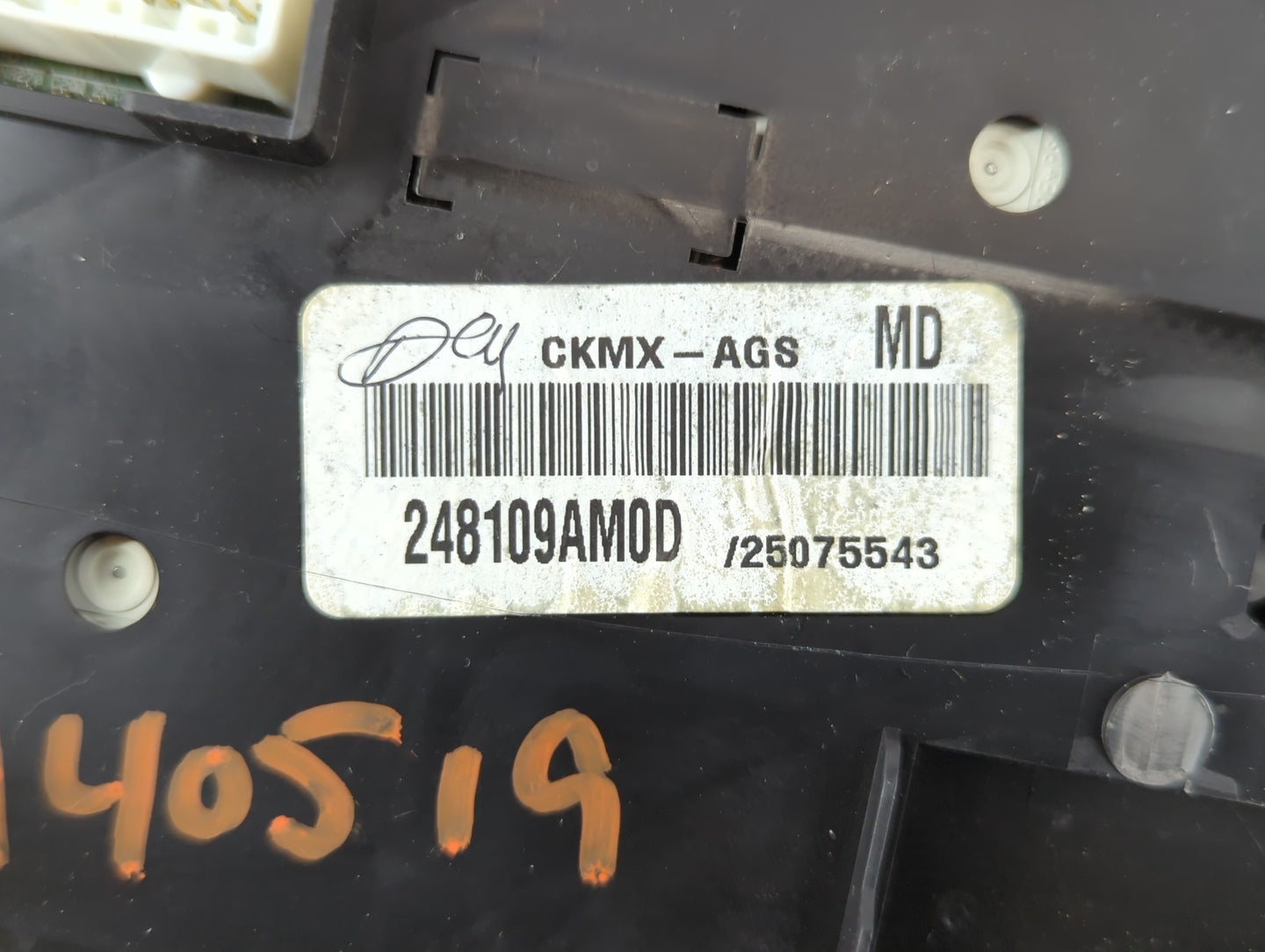 2014-2015 Nissan Sentra Instrument Cluster Speedometer Gauges P/N:248109AM0D CKMX-AGS Fits Fits 2014 2015 OEM Used Auto Part
