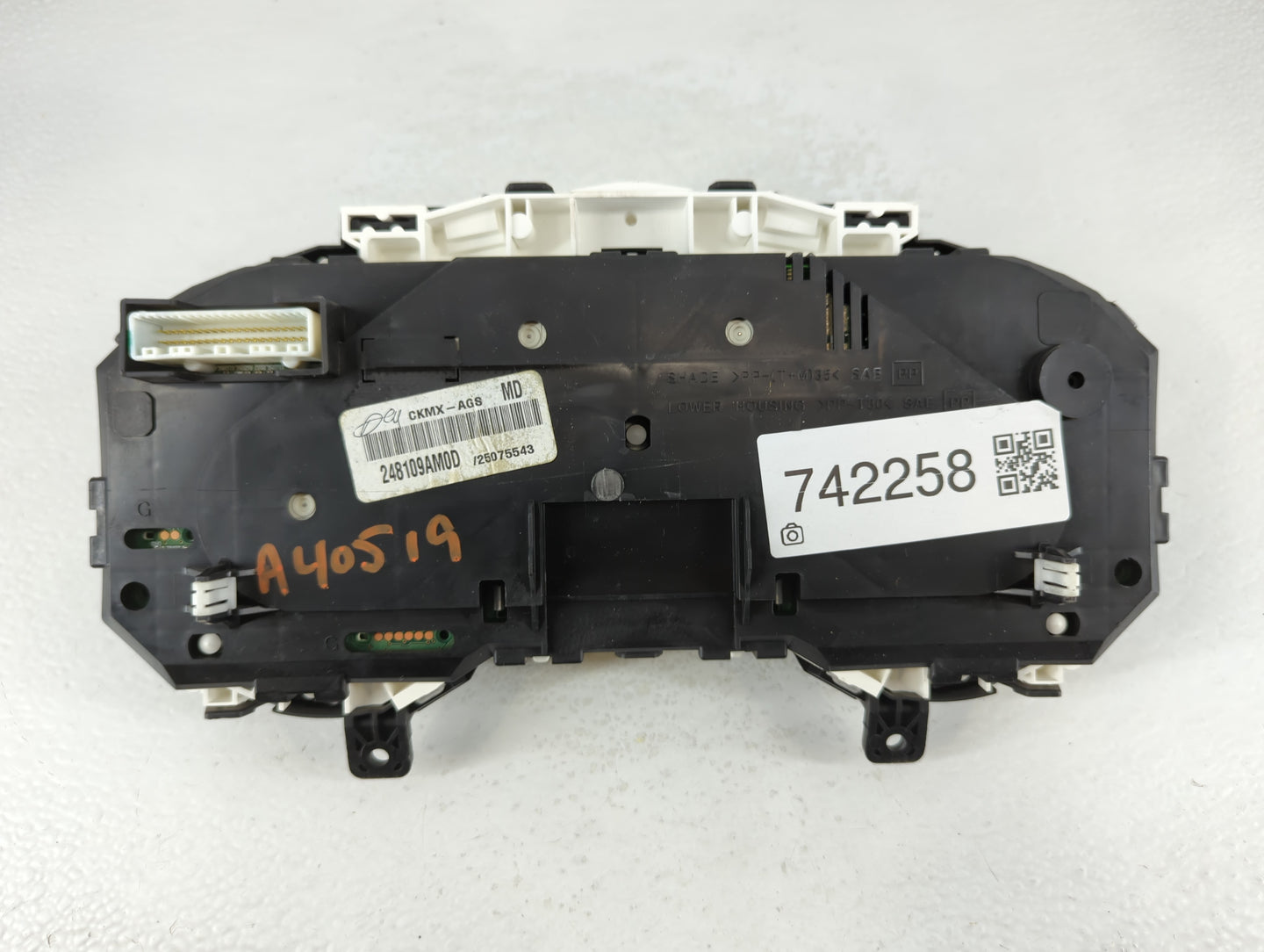 2014-2015 Nissan Sentra Instrument Cluster Speedometer Gauges P/N:248109AM0D CKMX-AGS Fits Fits 2014 2015 OEM Used Auto Part