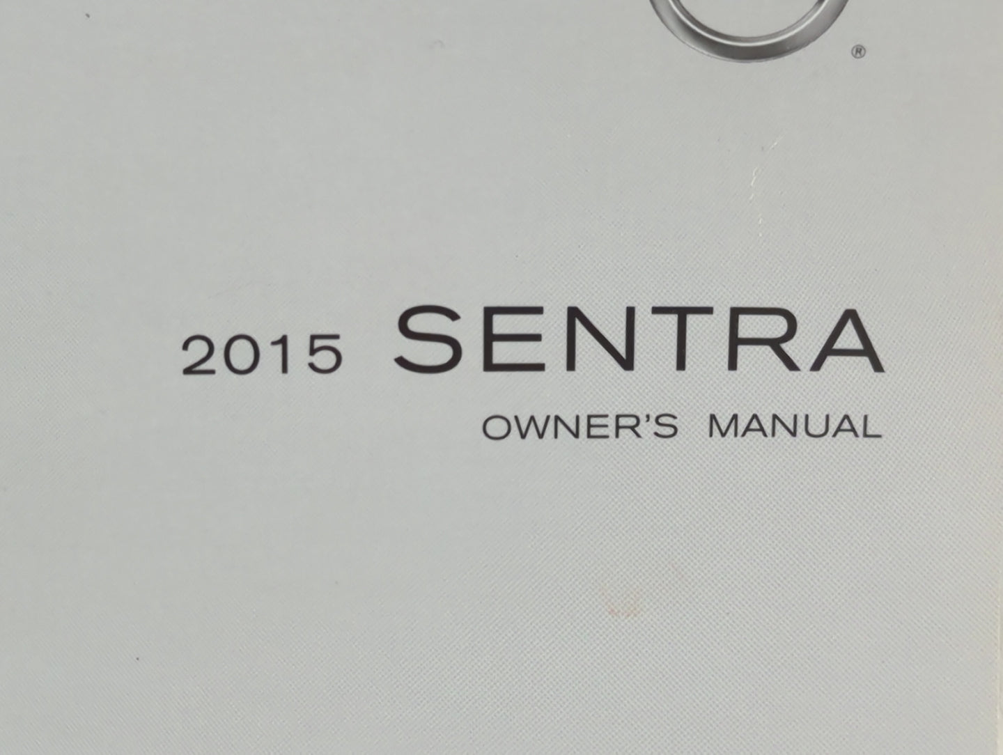 2015 Nissan Sentra Owners Manual Book Guide P/N:OM15EM 0B17U1 OEM Used Auto Parts - Oemusedautoparts1.com