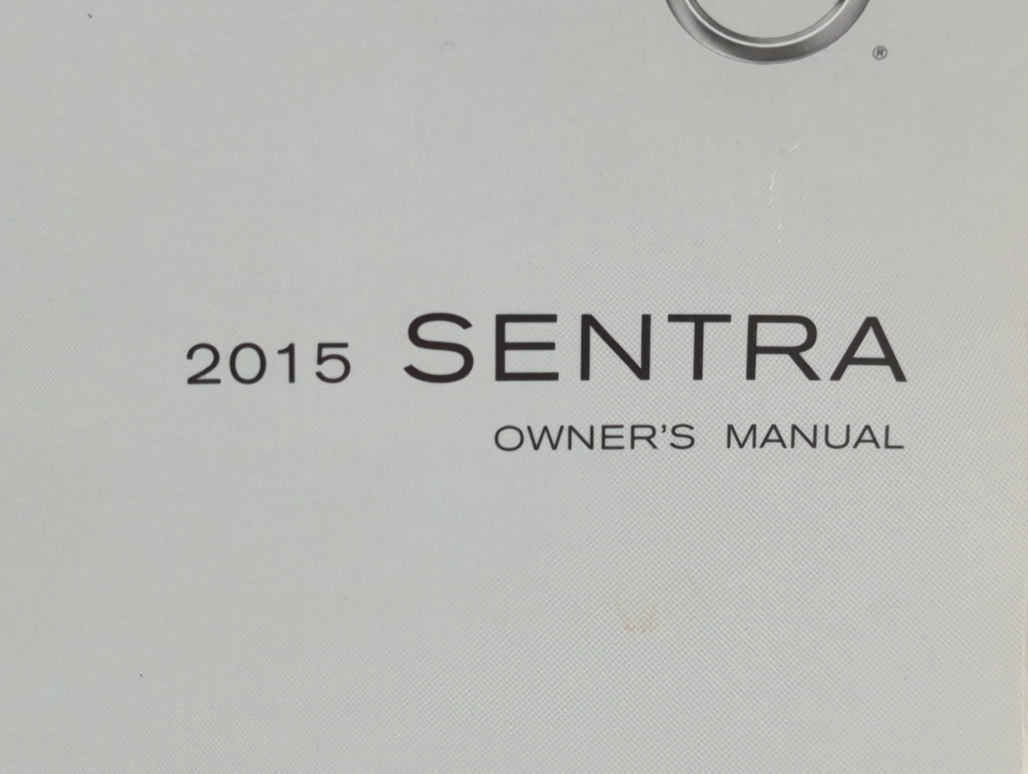 2015 Nissan Sentra Owners Manual Book Guide P/N:OM15EM 0B17U1 OEM Used Auto Parts - Oemusedautoparts1.com