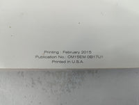 2015 Nissan Sentra Owners Manual Book Guide P/N:OM15EM 0B17U1 OEM Used Auto Parts - Oemusedautoparts1.com