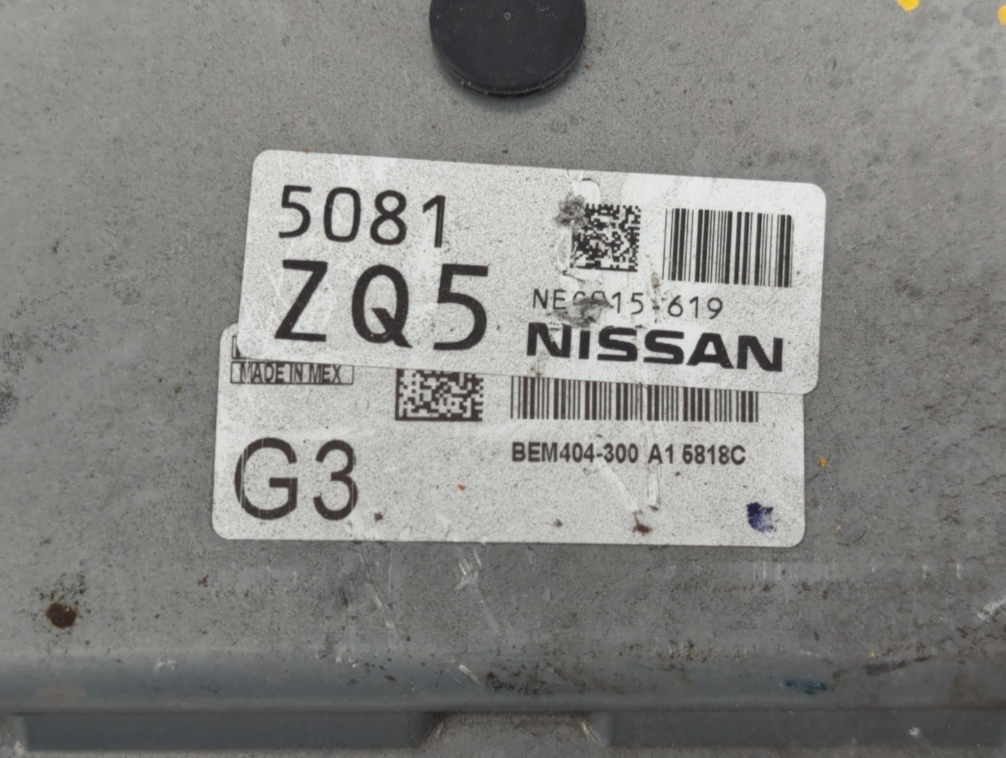 2013-2015 Nissan Sentra PCM Engine Control Computer ECU ECM PCU OEM P/N:7292ZQ5 NEC011-619 Fits Fits 2013 2014 2015 OEM Used