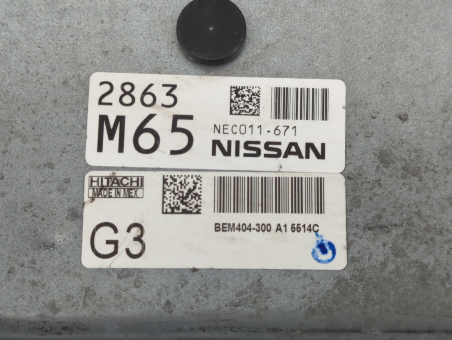 2013-2015 Nissan Sentra PCM Engine Control Computer ECU ECM PCU OEM P/N:2863 M65 NEC011-671 Fits Fits 2013 2014 2015 OEM Use