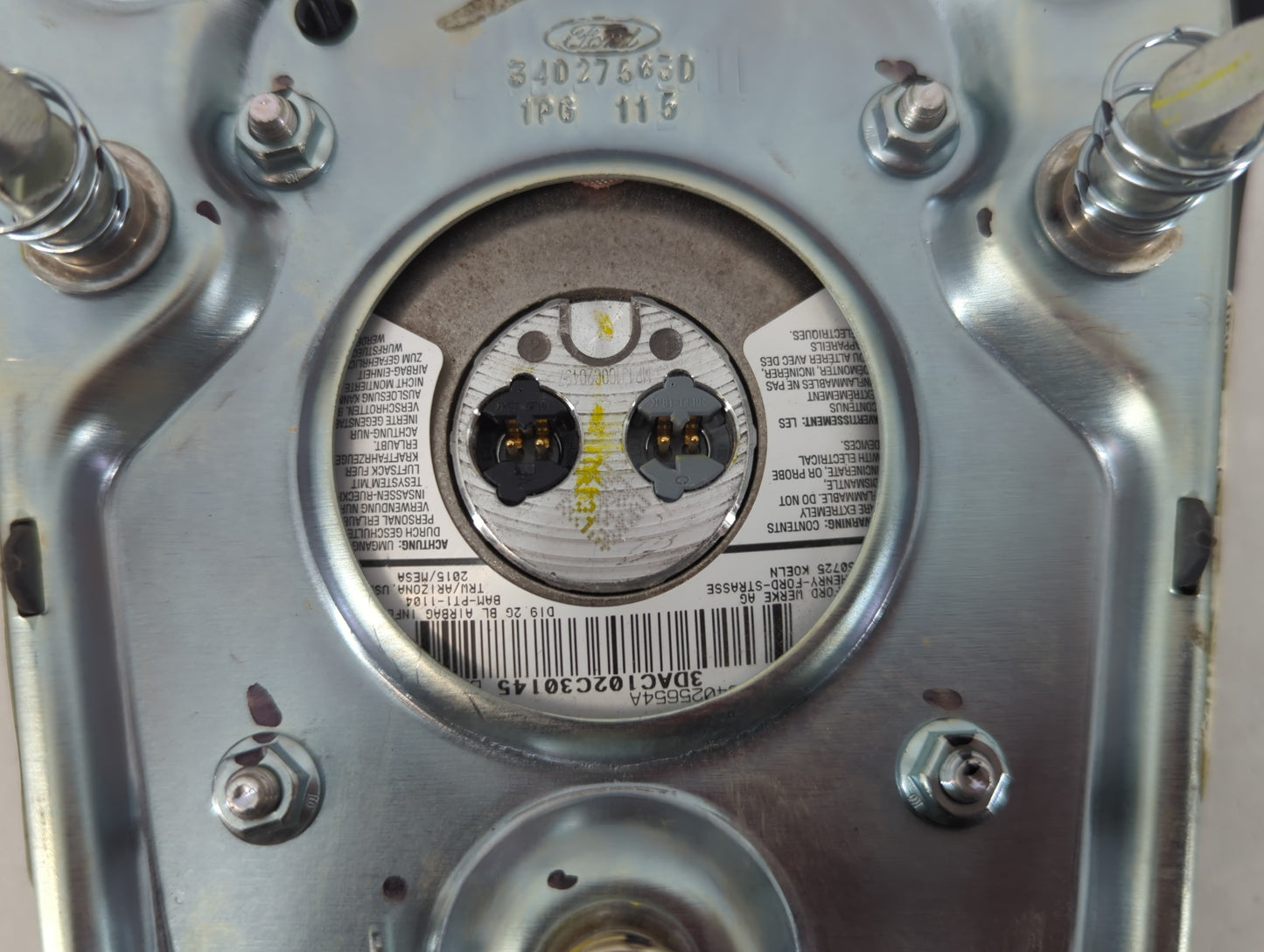 2013-2019 Nissan Sentra Air Bag Driver Left Steering Wheel Mounted P/N:AE83 54043B13 AE A188114D2E371 Fits OEM Used Auto Par
