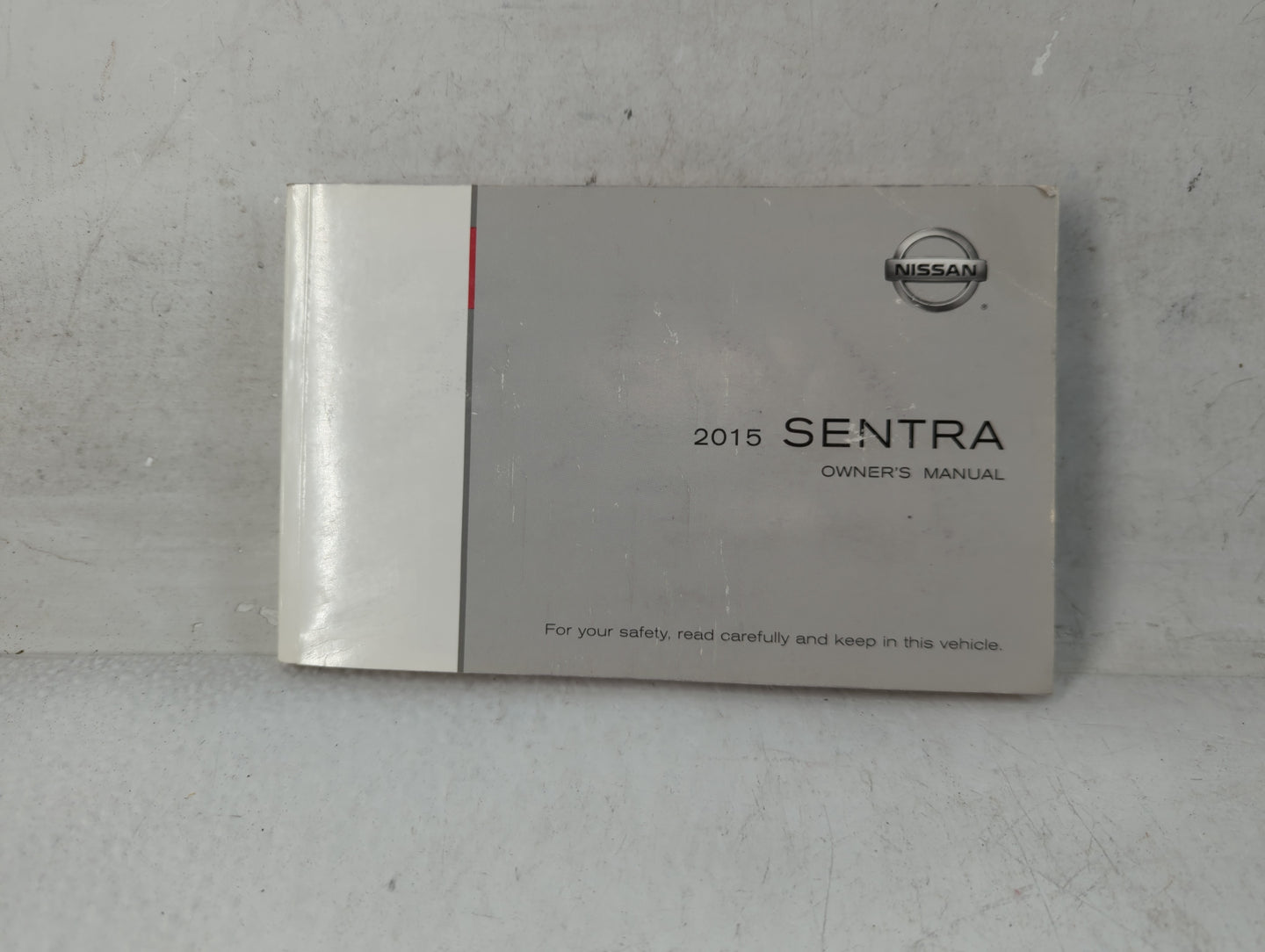 2015 Nissan Sentra Owners Manual Book Guide P/N:OM15EM 0B17U0 OEM Used Auto Parts - Oemusedautoparts1.com
