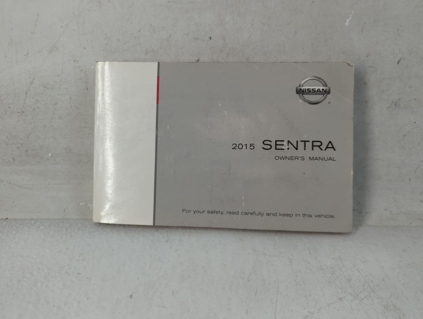 2015 Nissan Sentra Owners Manual Book Guide P/N:OM15EM 0B17U0 OEM Used Auto Parts - Oemusedautoparts1.com