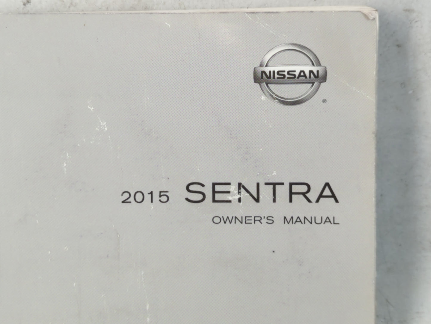 2015 Nissan Sentra Owners Manual Book Guide P/N:OM15EM 0B17U0 OEM Used Auto Parts - Oemusedautoparts1.com