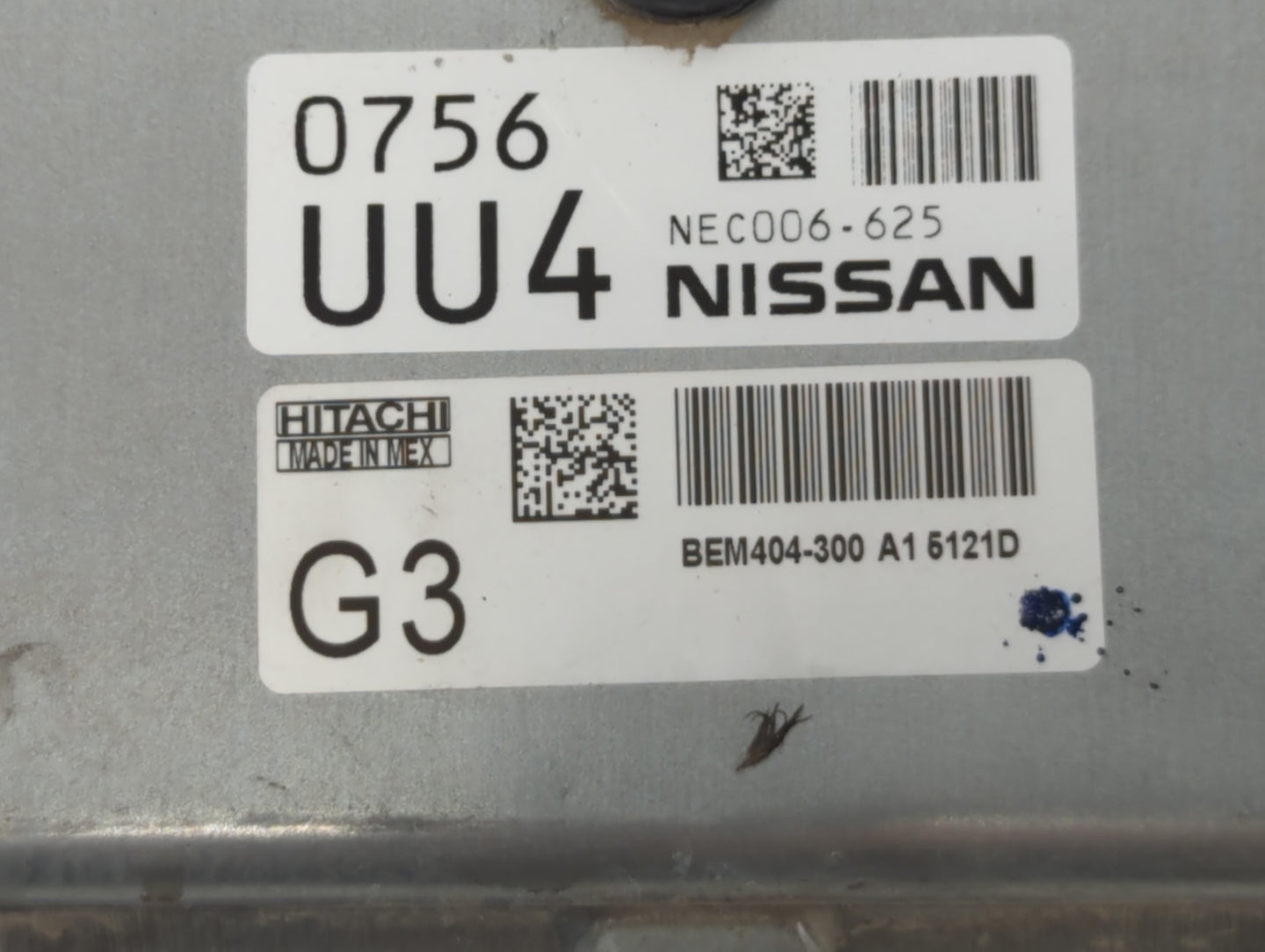 2013-2015 Nissan Sentra PCM Engine Control Computer ECU ECM PCU OEM P/N:NEC006-625 Fits Fits 2013 2014 2015 OEM Used Auto Pa