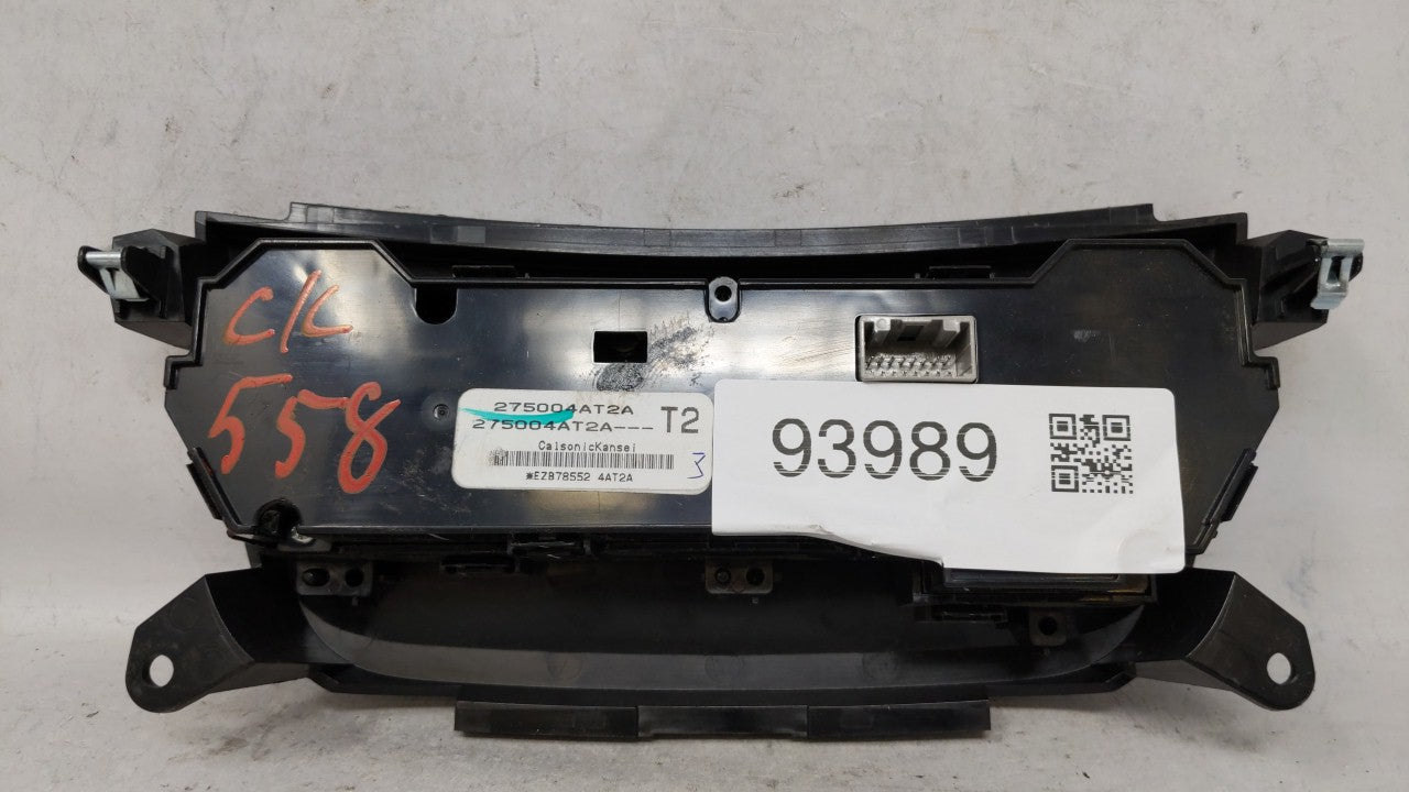 2015-2017 Nissan Sentra Climate Control Module Temperature AC/Heater Replacement P/N:275004AT2A Fits Fits 2015 2016 2017 OEM