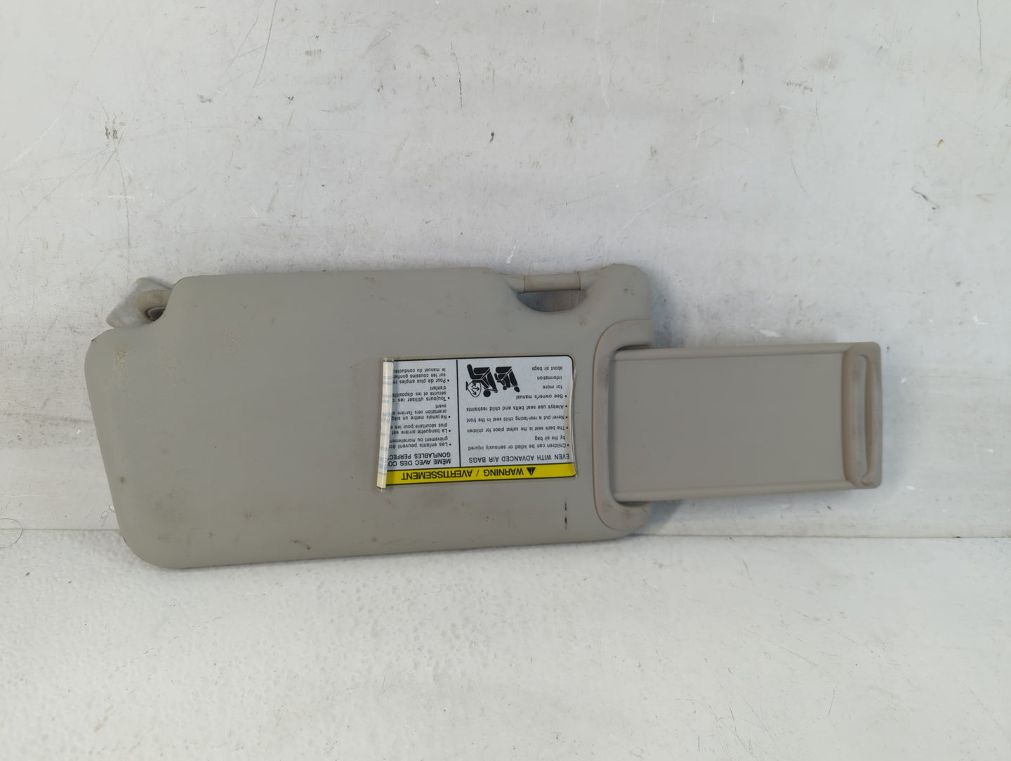 2012-2015 Nissan Versa Sun Visor Shade Replacement Passenger Right Mirror Fits Fits 2012 2013 2014 2015 OEM Used Auto Parts 