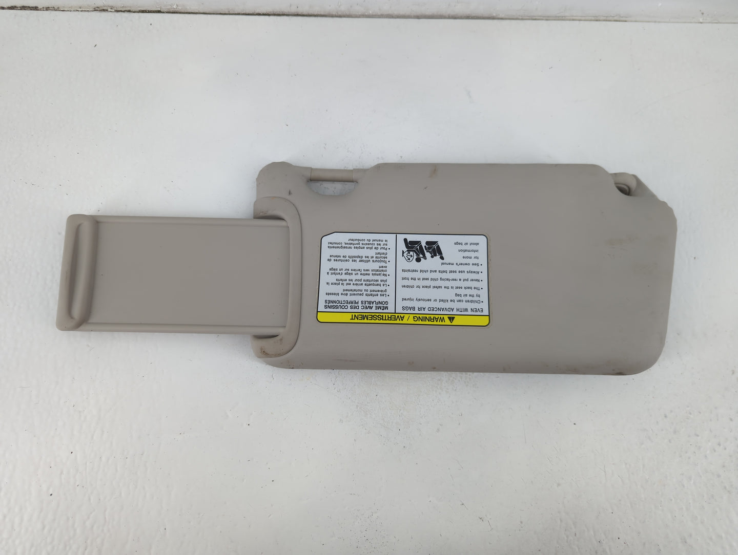 2014-2015 Nissan Versa Sun Visor Shade Replacement Driver Left Mirror Fits Fits 2014 2015 OEM Used Auto Parts - Oemusedautop