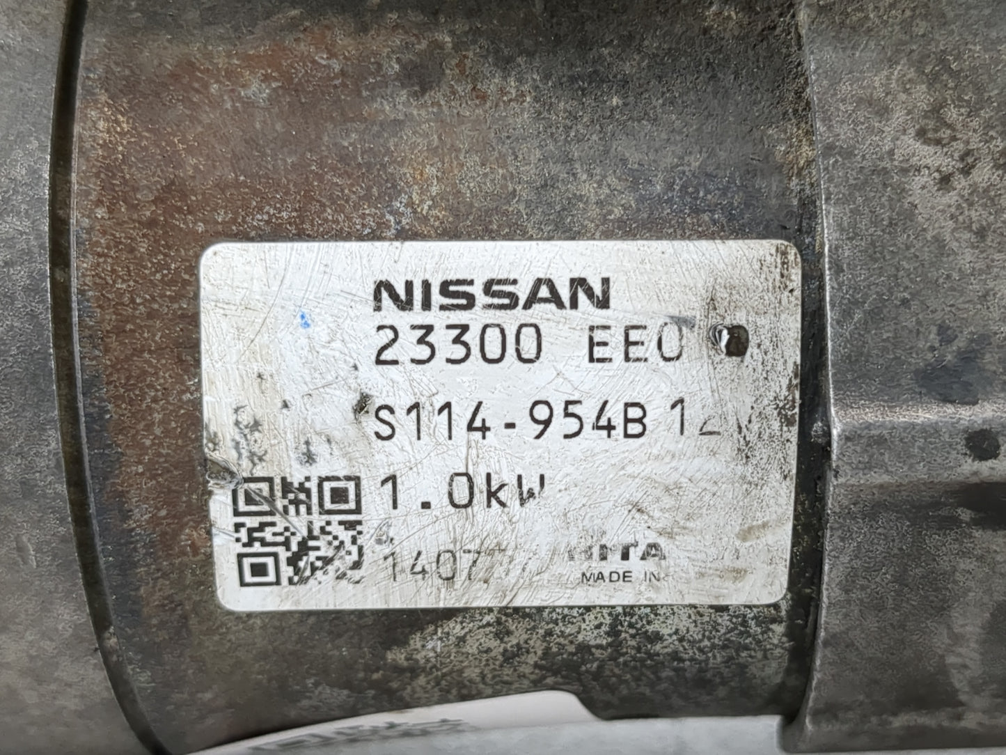 2012-2019 Nissan Versa Car Starter Motor Solenoid OEM P/N:S114-954B 1 23300 EE0 Fits Fits 2012 2013 2014 2015 2016 2017 2018