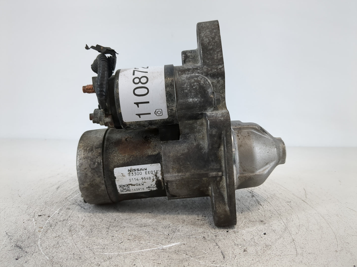 2012-2019 Nissan Versa Car Starter Motor Solenoid OEM P/N:S114-954B 1 23300 EE01E Fits OEM Used Auto Parts - Oemusedautopart