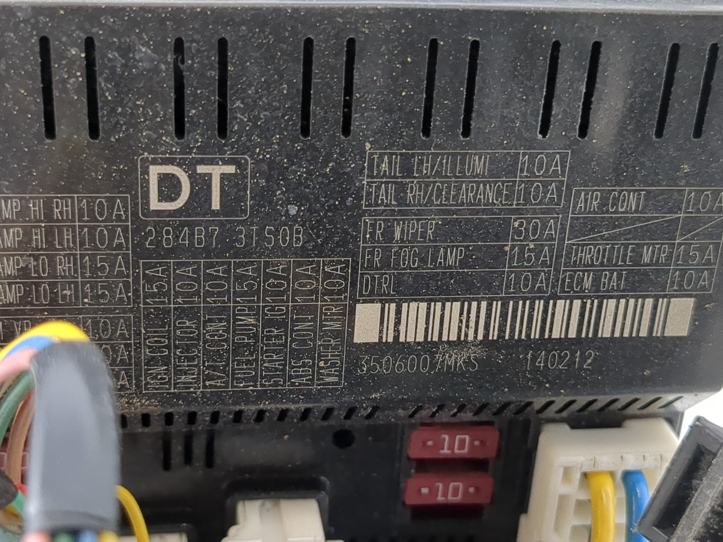 2013-2019 Nissan Versa Fusebox Fuse Box Panel Relay Module P/N:3506001FNE 284B7 3TS0B Fits Fits 2013 2014 2015 2016 2017 201