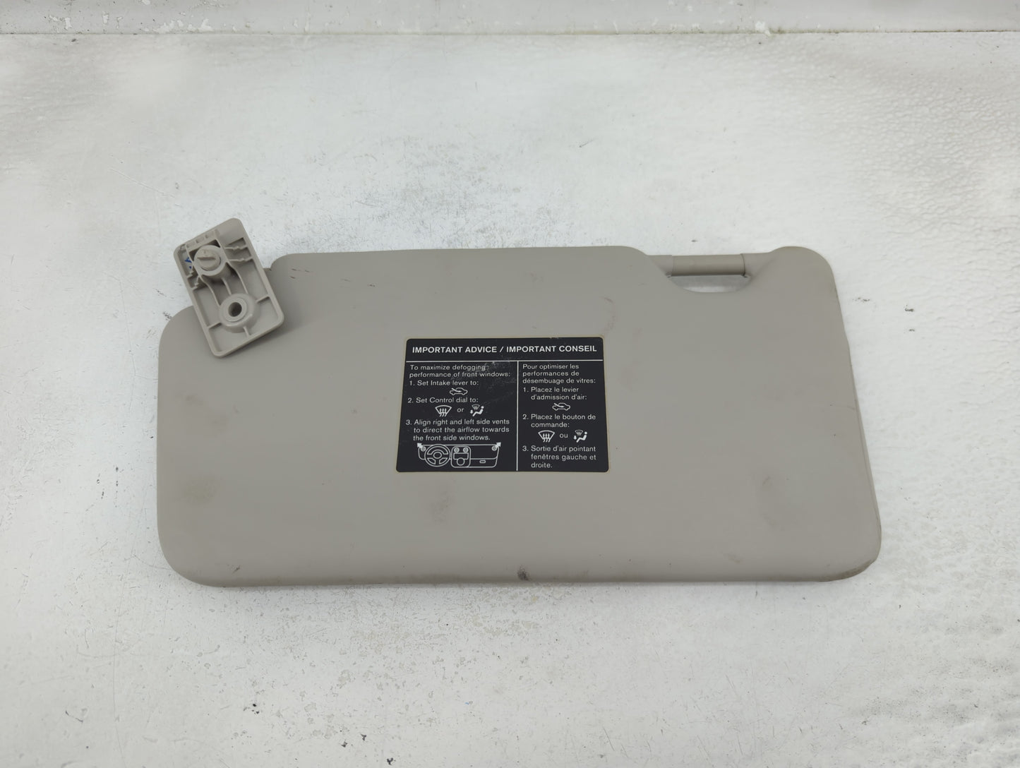2012-2015 Nissan Versa Sun Visor Shade Replacement Driver Left Mirror Fits Fits 2012 2013 2014 2015 OEM Used Auto Parts - Oe