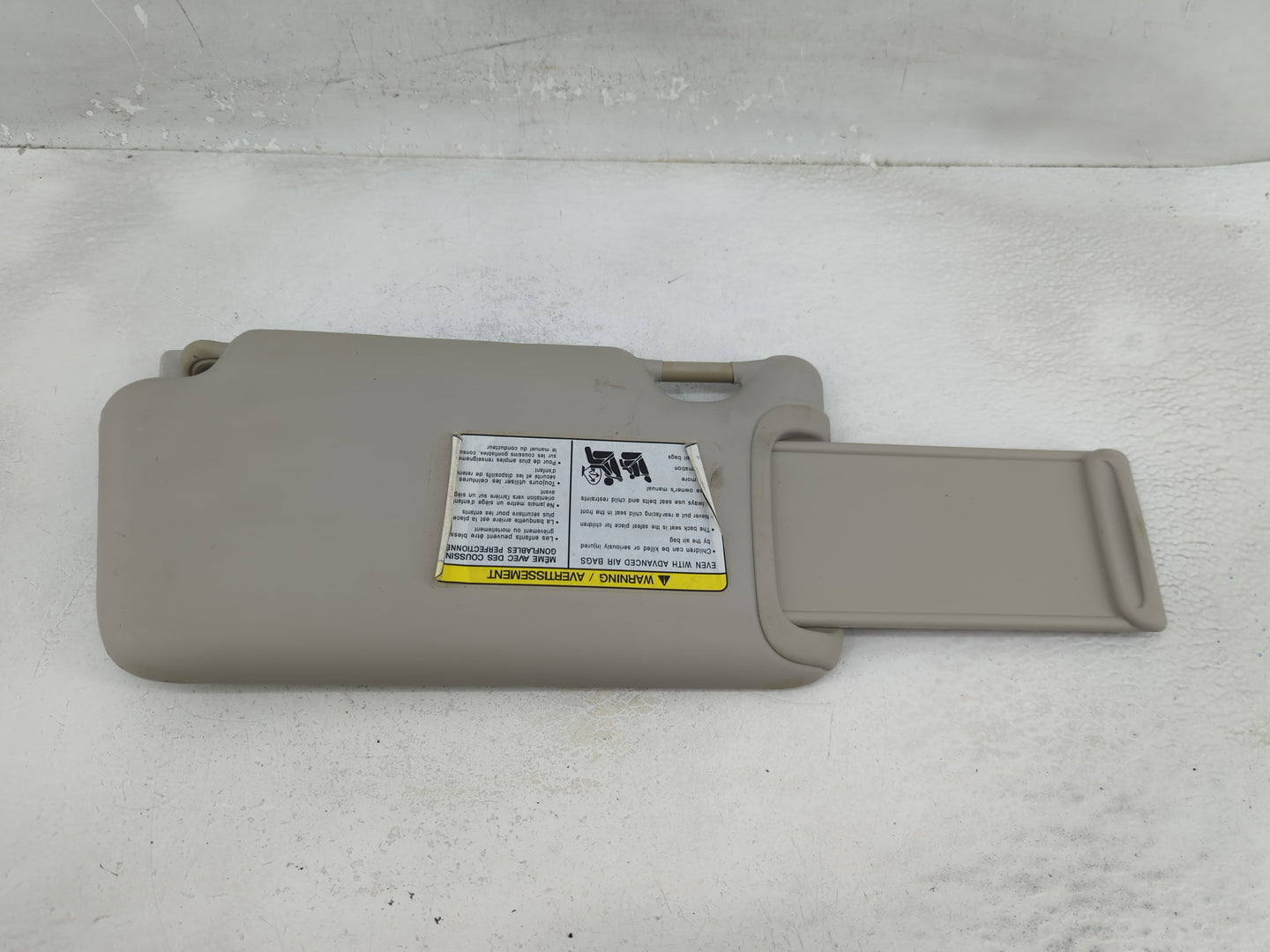 2013-2015 Nissan Versa Sun Visor Shade Replacement Passenger Right Mirror Fits Fits 2013 2014 2015 OEM Used Auto Parts - Oem