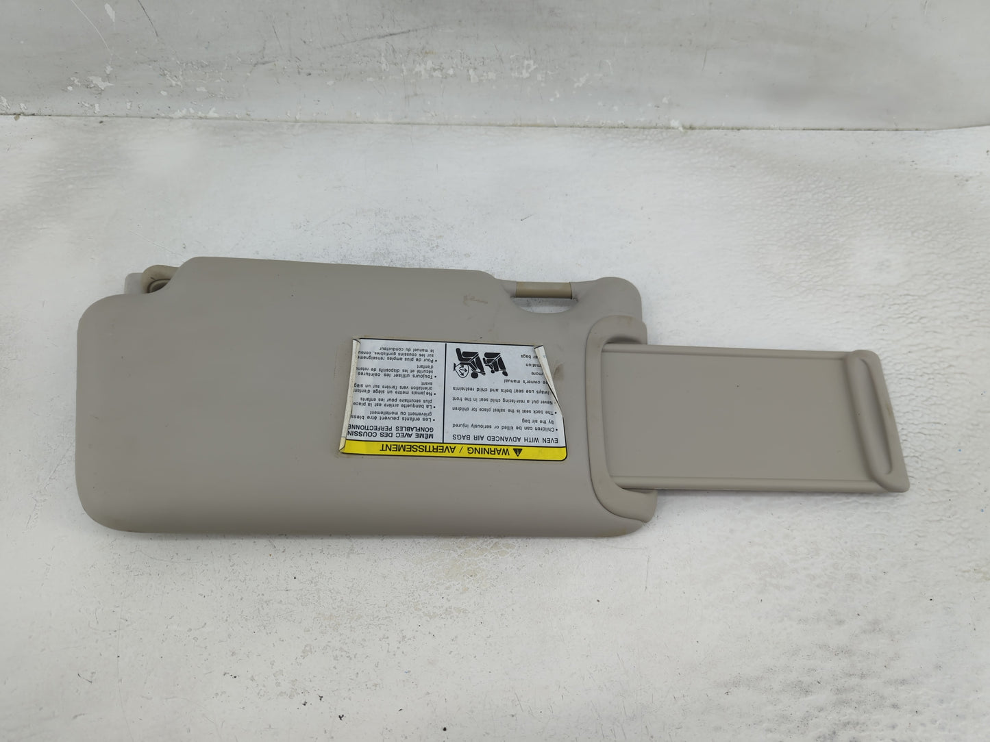 2013-2015 Nissan Versa Sun Visor Shade Replacement Passenger Right Mirror Fits Fits 2013 2014 2015 OEM Used Auto Parts - Oem