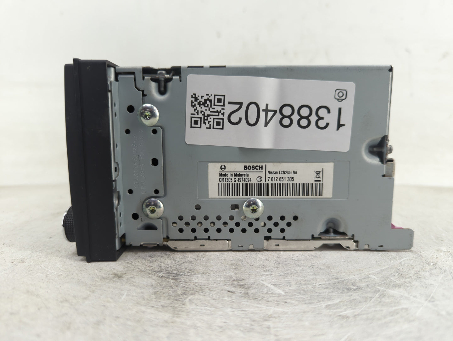 2015 Nissan Versa Radio AM FM Cd Player Receiver Replacement P/N:259159JE0ARX 7 612 651 305 Fits Fits 2014 OEM Used Auto Par