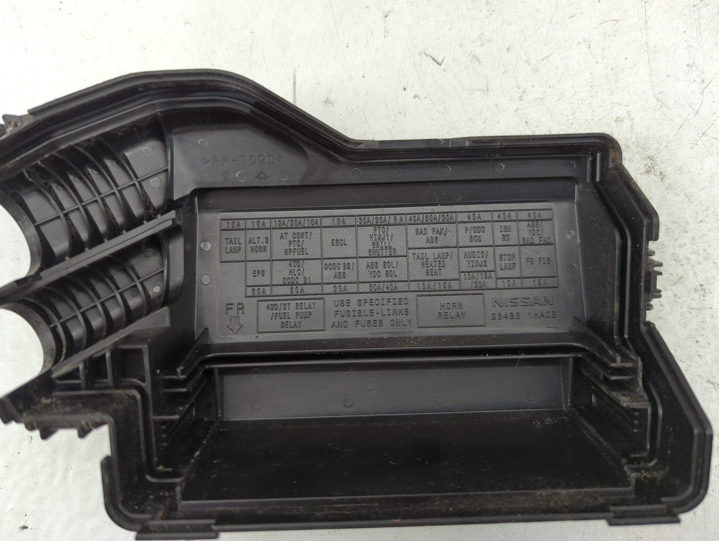 2013-2019 Nissan Versa Fusebox Fuse Box Panel Relay Module P/N:284B8 1HA0B Fits Fits 2013 2014 2015 2016 2017 2018 2019 OEM 