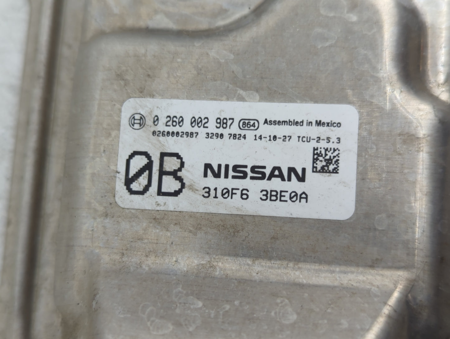 2014-2017 Nissan Versa PCM Engine Control Computer ECU ECM PCU OEM P/N:0 260 002 987 310F6 3BE0A Fits Fits 2014 2015 2016 20