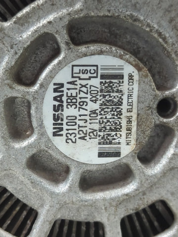2012-2019 Nissan Versa Alternator Replacement Generator Charging Assembly Engine OEM P/N:23100 3BE1A Fits OEM Used Auto Parts