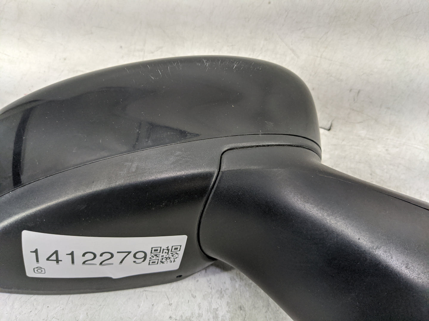 Nissan Versa Passenger Right Side View Manual Door Mirror Black - Oemusedautoparts1.com