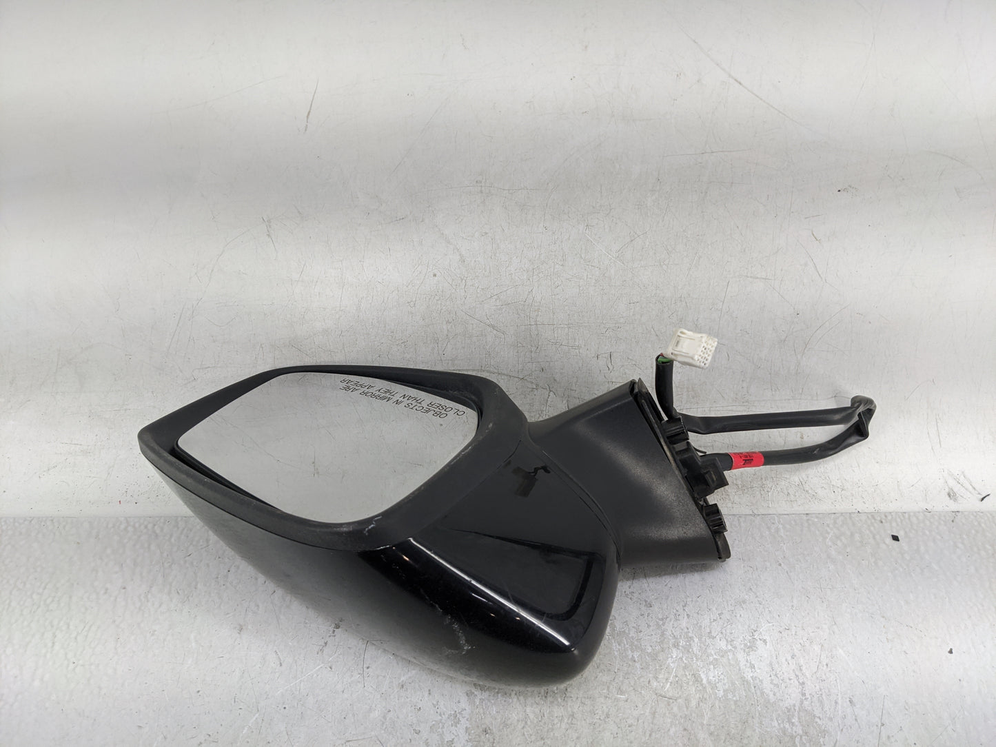 Nissan Versa Passenger Right Side View Manual Door Mirror Black - Oemusedautoparts1.com