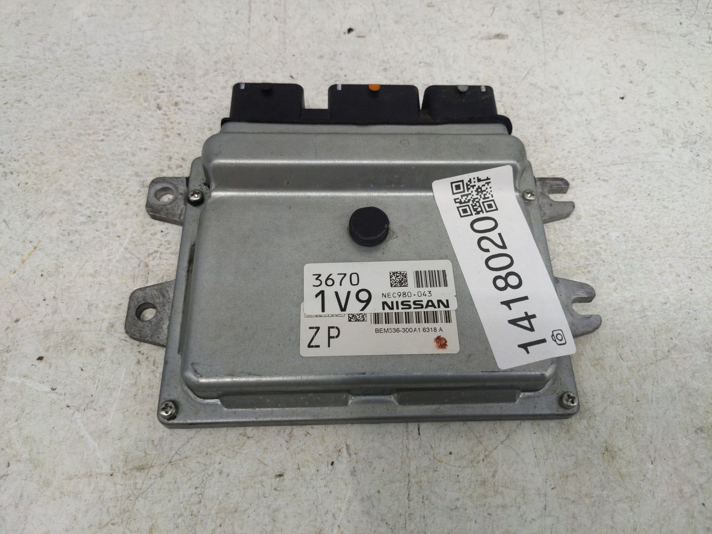 2014-2017 Nissan Versa PCM Engine Control Computer ECU ECM PCU OEM P/N:NEC980-043 0 260 002 987 Fits Fits 2014 2015 2016 201
