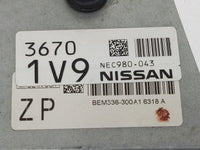 2014-2017 Nissan Versa PCM Engine Control Computer ECU ECM PCU OEM P/N:NEC980-043 0 260 002 987 Fits Fits 2014 2015 2016 201