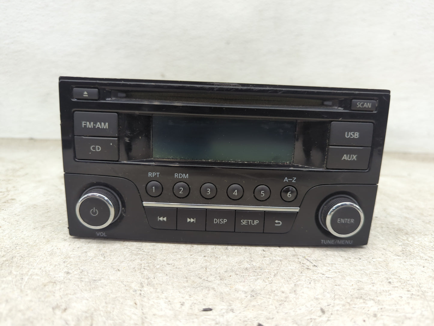 2015-2016 Nissan Versa Radio AM FM Cd Player Receiver Replacement P/N:281859MC1A PN-3653 Fits Fits 2015 2016 OEM Used Auto P