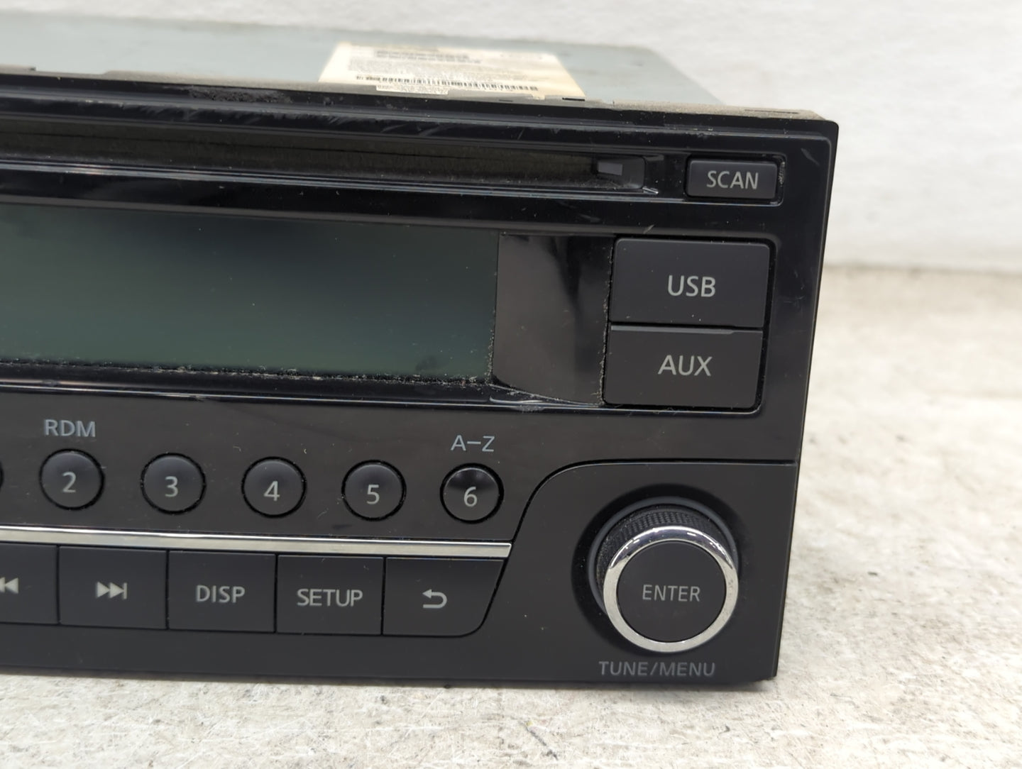 2015-2016 Nissan Versa Radio AM FM Cd Player Receiver Replacement P/N:281859MC1A PN-3653 Fits Fits 2015 2016 OEM Used Auto P