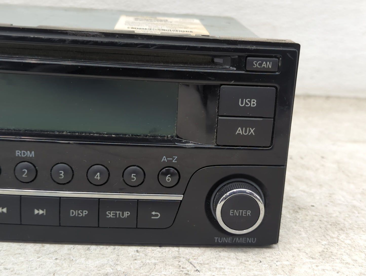 2015-2016 Nissan Versa Radio AM FM Cd Player Receiver Replacement P/N:281859MC1A PN-3653 Fits Fits 2015 2016 OEM Used Auto P