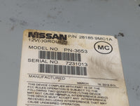 2015-2016 Nissan Versa Radio AM FM Cd Player Receiver Replacement P/N:281859MC1A PN-3653 Fits Fits 2015 2016 OEM Used Auto P