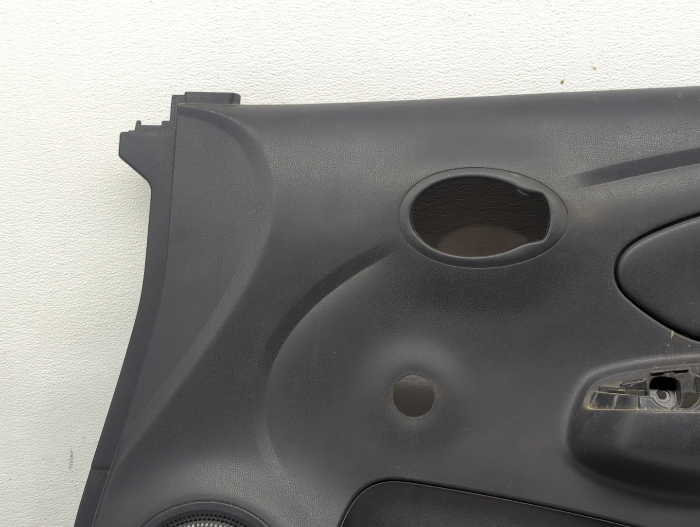 2015 Nissan Versa Front Right Passenger Interior Door Panel Trim Black - Oemusedautoparts1.com