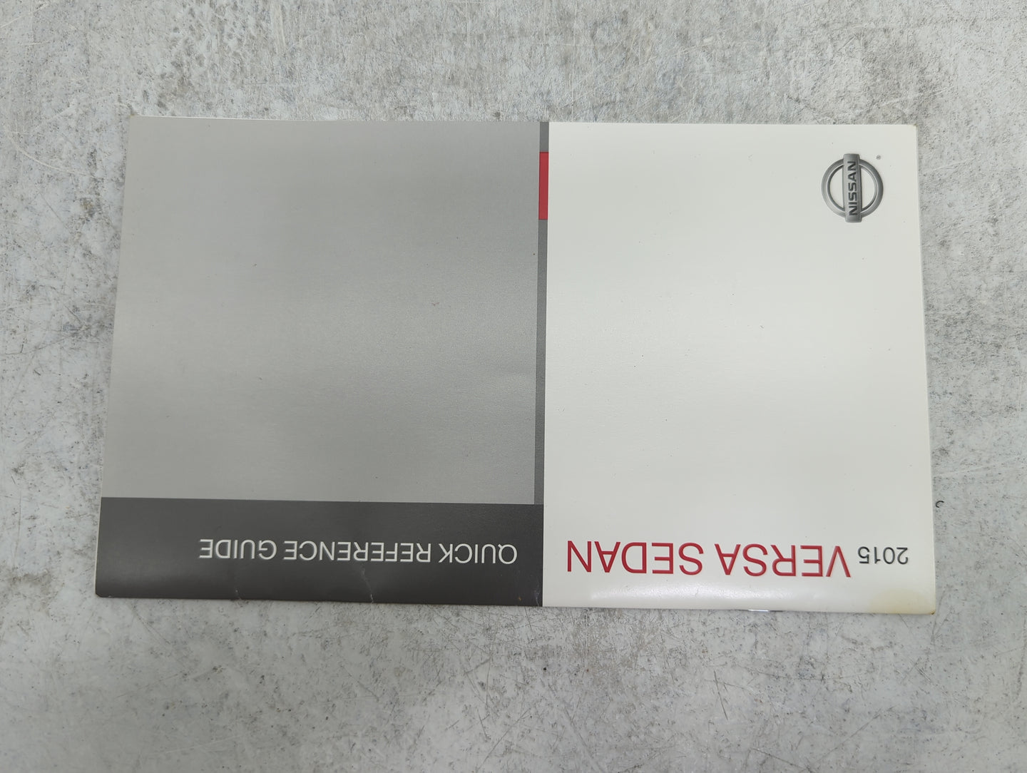 2015 Nissan Versa Owners Manual Book Guide P/N:OM15EM0N17U0 OEM Used Auto Parts - Oemusedautoparts1.com