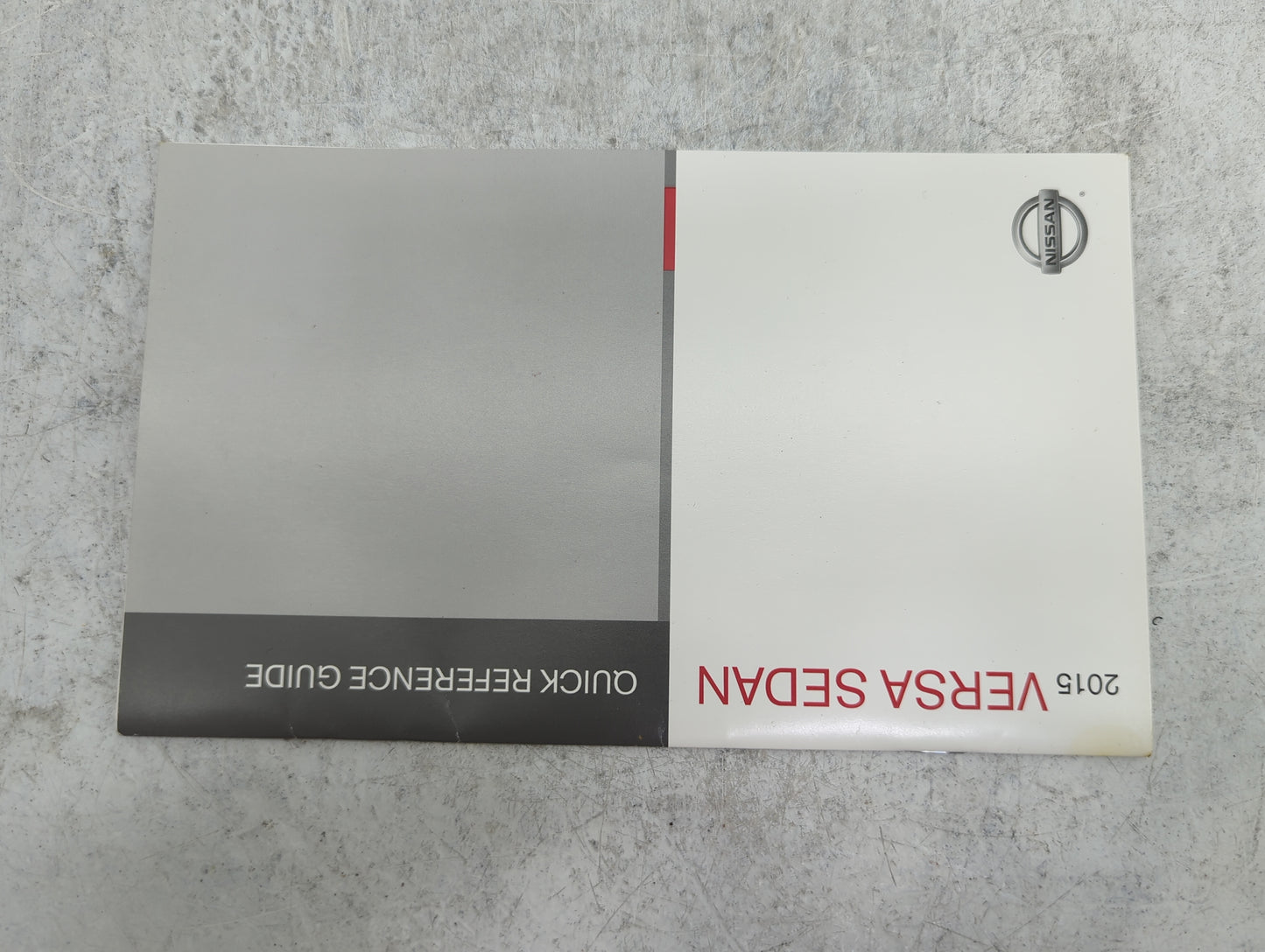 2015 Nissan Versa Owners Manual Book Guide P/N:OM15EM0N17U0 OEM Used Auto Parts - Oemusedautoparts1.com