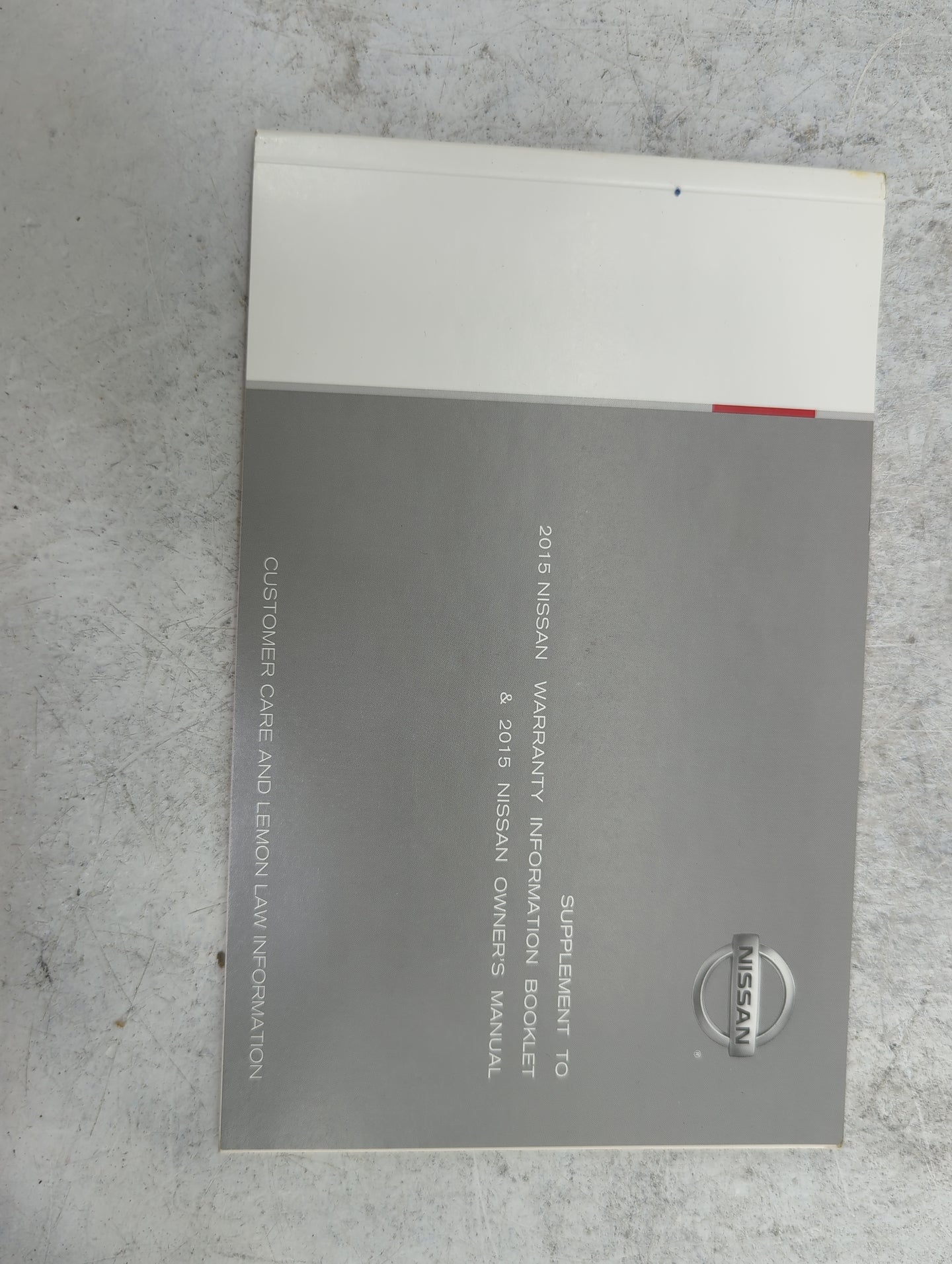 2015 Nissan Versa Owners Manual Book Guide P/N:OM15EM0N17U0 OEM Used Auto Parts - Oemusedautoparts1.com