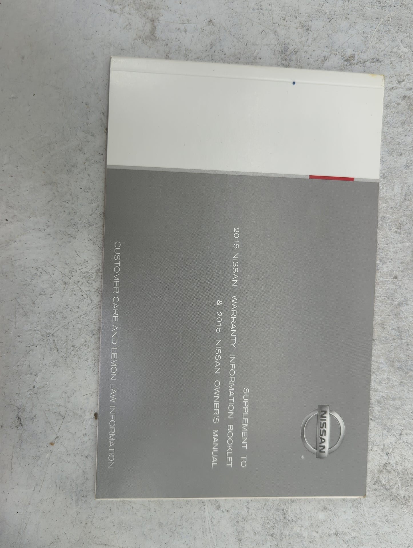 2015 Nissan Versa Owners Manual Book Guide P/N:OM15EM0N17U0 OEM Used Auto Parts - Oemusedautoparts1.com