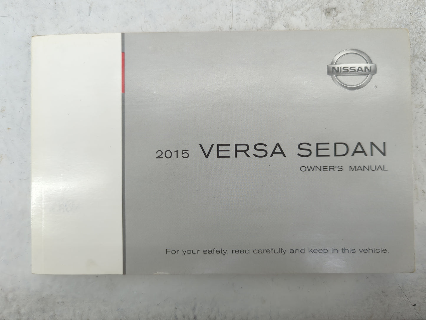 2015 Nissan Versa Owners Manual Book Guide P/N:OM15EM 0N17U0 OEM Used Auto Parts - Oemusedautoparts1.com
