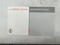2015 Nissan Versa Owners Manual Book Guide P/N:OM15EM 0N17U0 OEM Used Auto Parts - Oemusedautoparts1.com