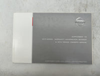 2015 Nissan Versa Owners Manual Book Guide P/N:OM15EM 0N17U0 OEM Used Auto Parts - Oemusedautoparts1.com