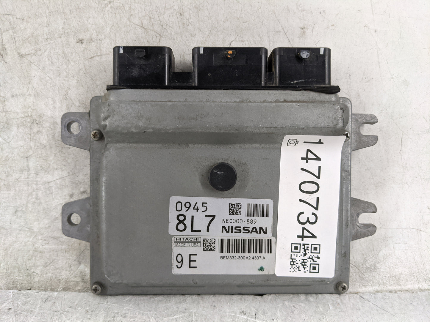 2014-2018 Nissan Versa PCM Engine Control Computer ECU ECM PCU OEM P/N:NEC000-889 BEM332-300A2 Fits Fits 2014 2015 2016 2017