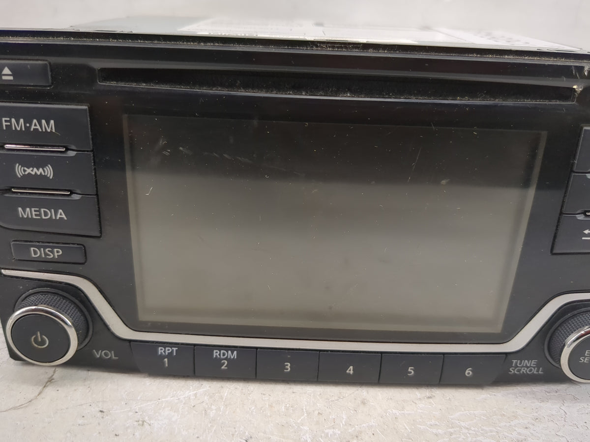 2015-2016 Nissan Versa Radio AM FM Cd Player Receiver Replacement P/N:28185 9MB0A CQ-FN84E2GX Fits Fits 2015 2016 OEM Used A