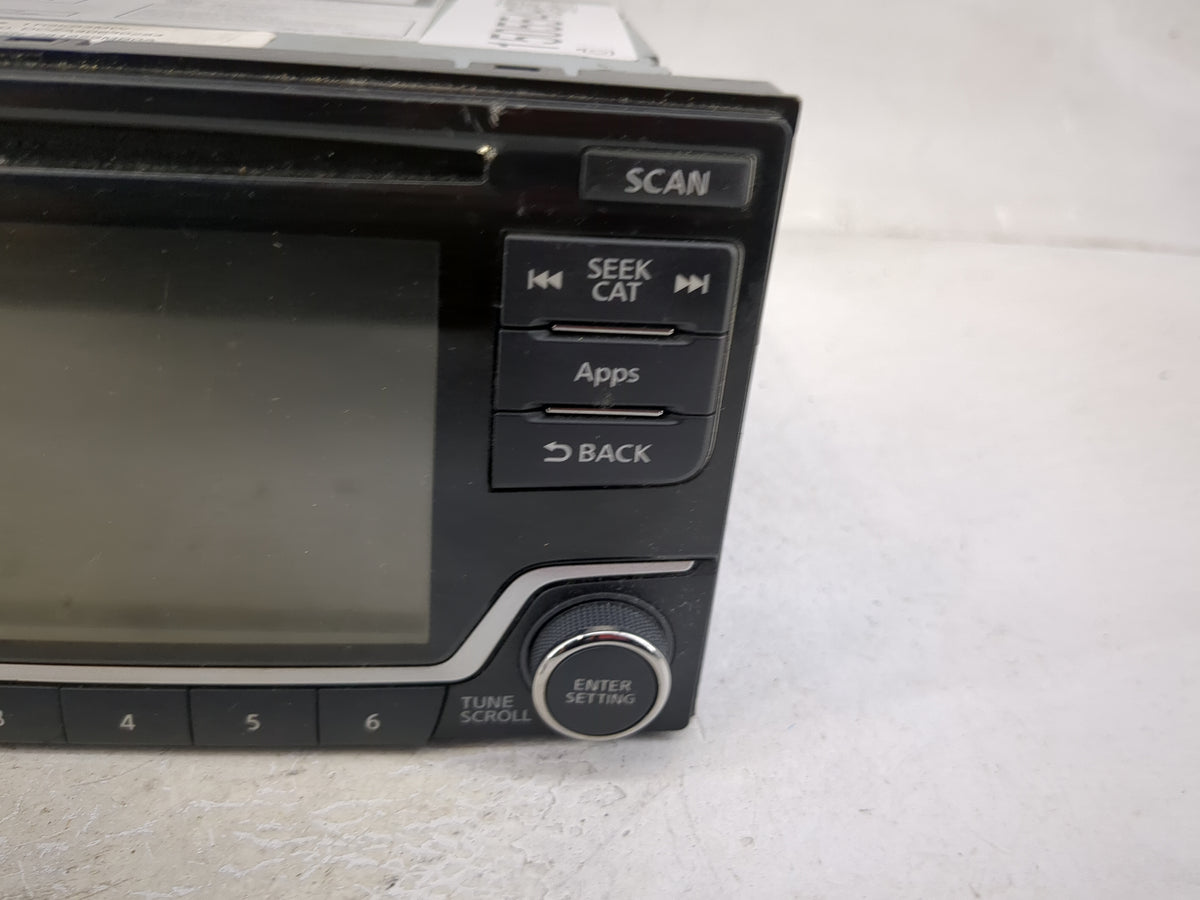 2015-2016 Nissan Versa Radio AM FM Cd Player Receiver Replacement P/N:28185 9MB0A CQ-FN84E2GX Fits Fits 2015 2016 OEM Used A