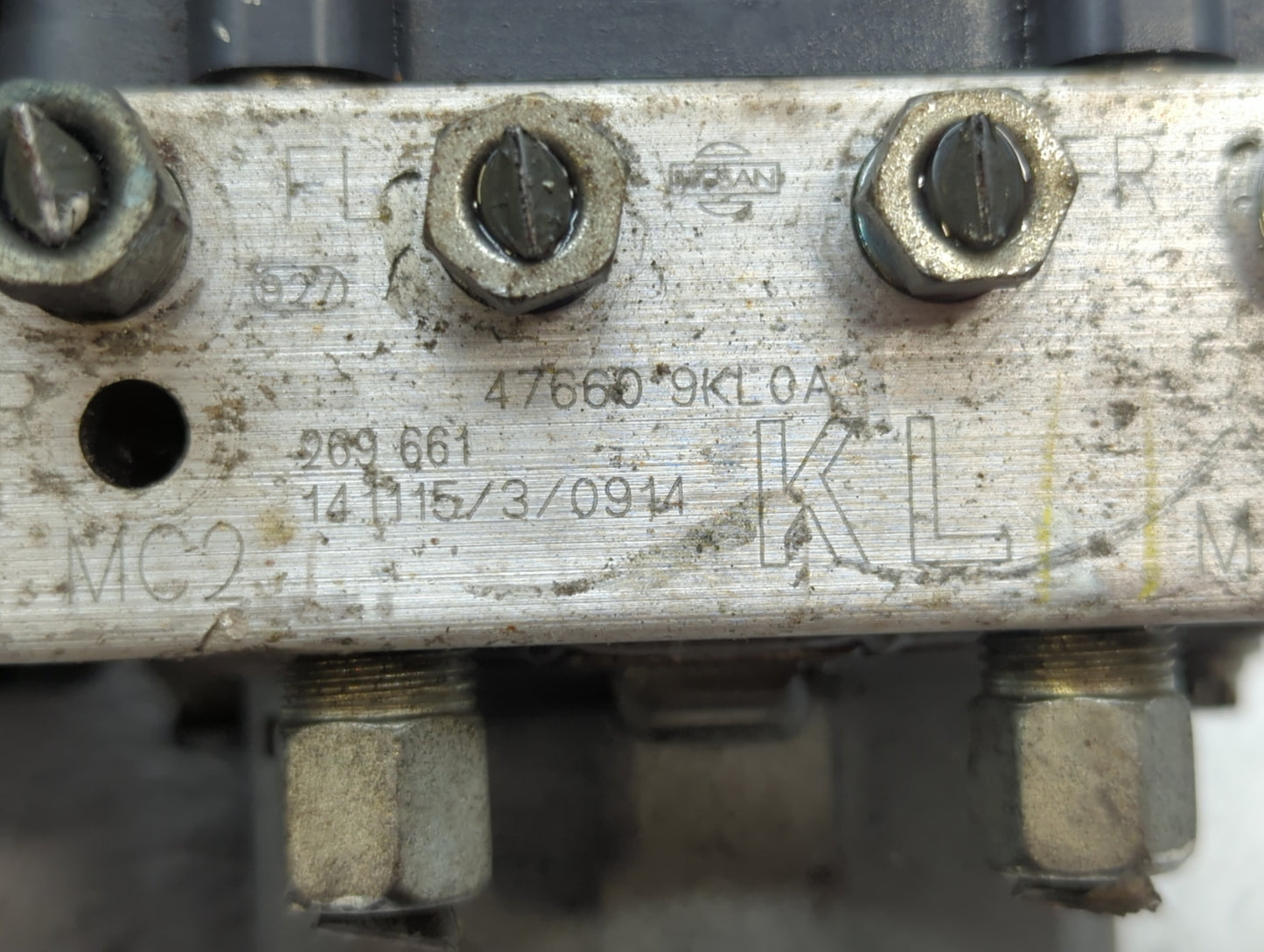 2015-2019 Nissan Versa ABS Pump Control Module Replacement P/N:47660 9KL0A 133800-4540 Fits Fits 2015 2016 2017 2018 2019 OE