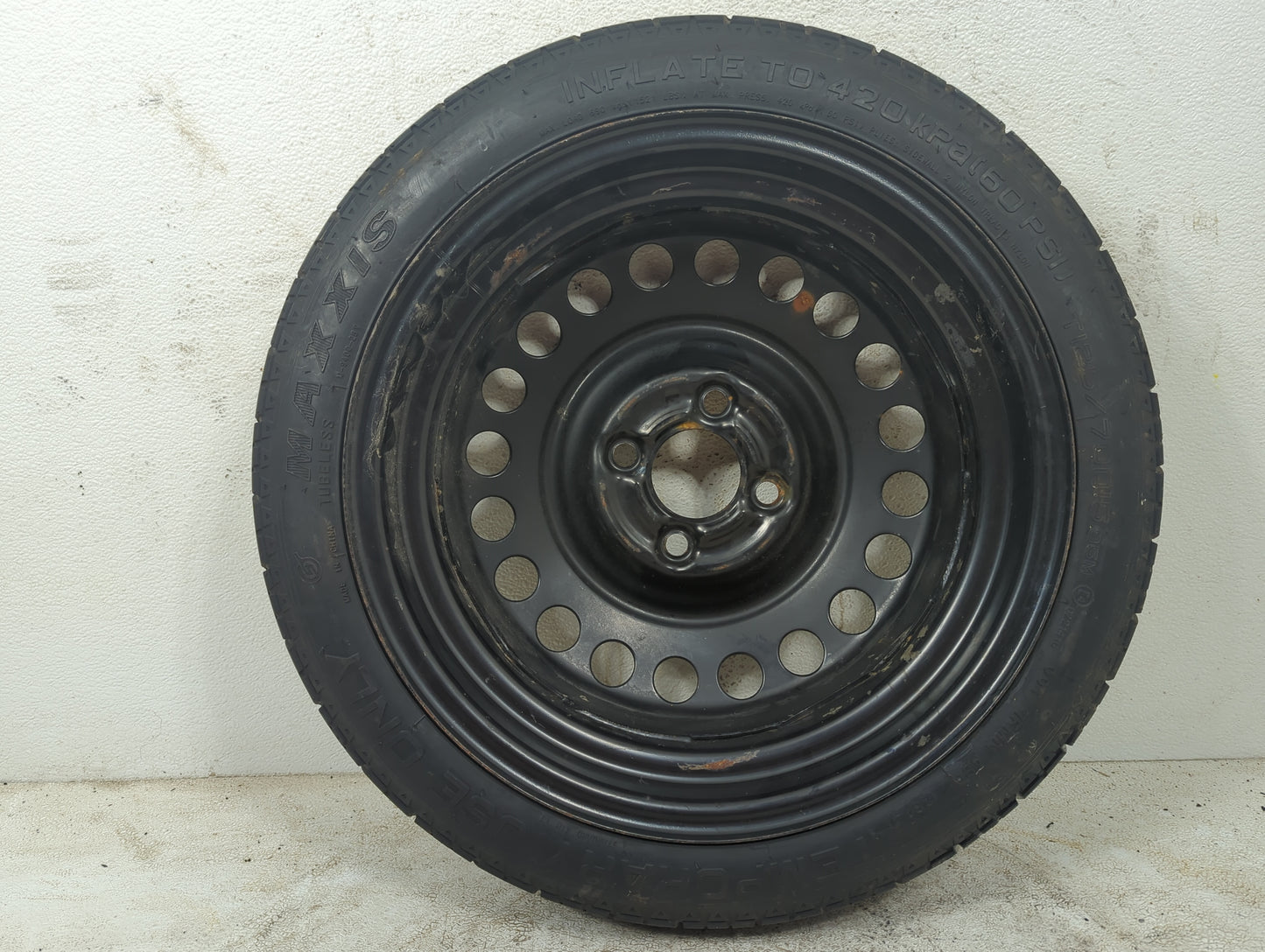 2015 Nissan Versa Spare Donut Tire Wheel Rim Oem - Oemusedautoparts1.com