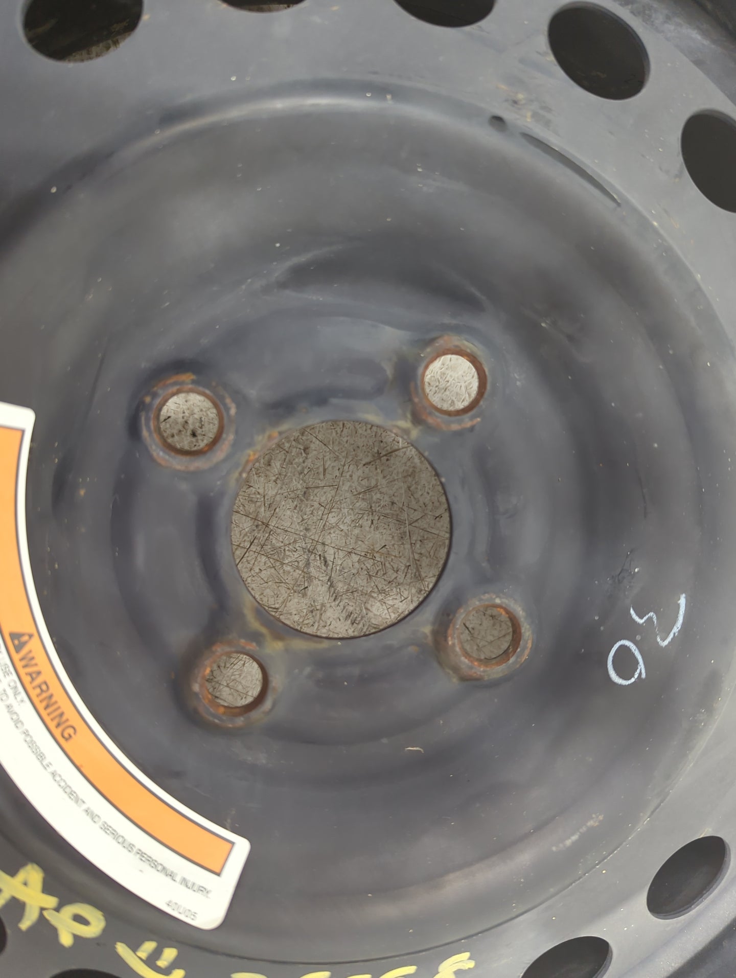 2015 Nissan Versa Spare Donut Tire Wheel Rim Oem - Oemusedautoparts1.com